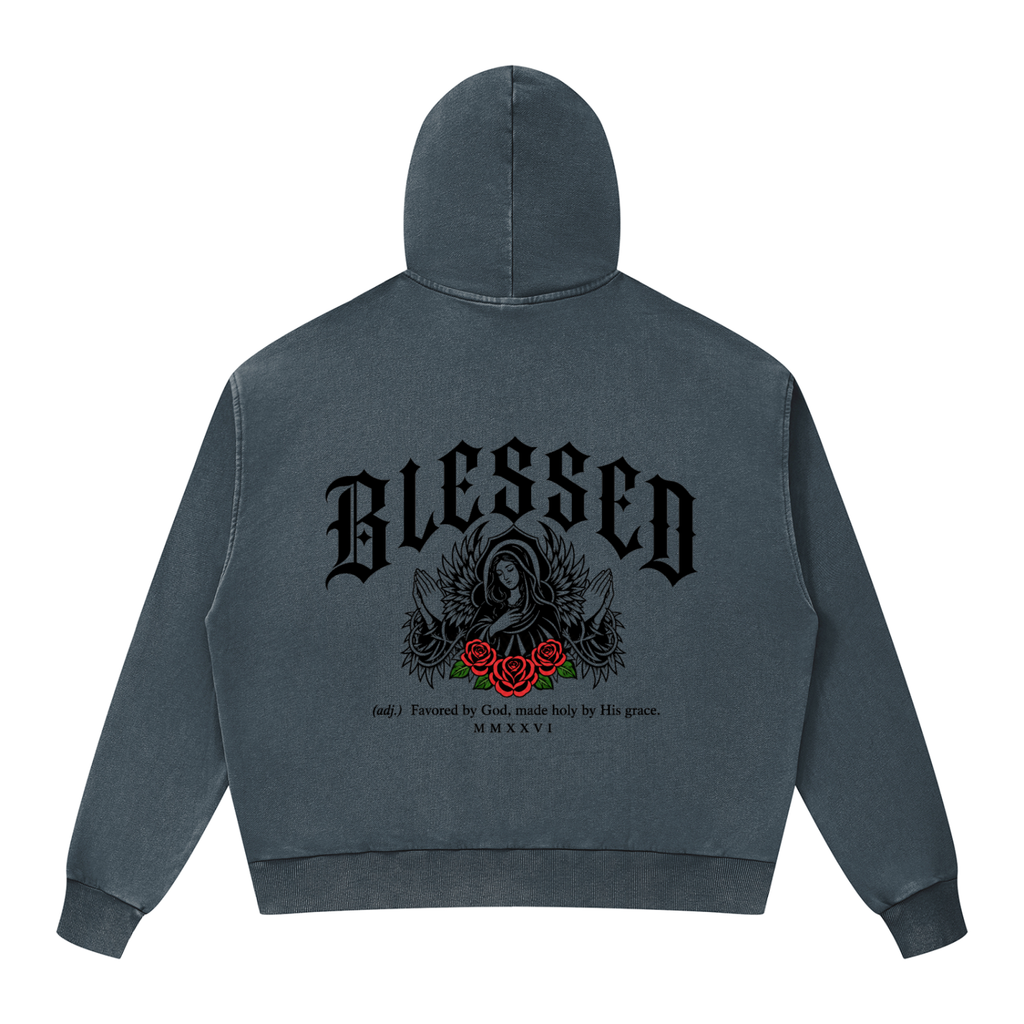 Christian,Christianity,Blessed,Virgin,Mary,Theotokos,Orthodox,Catholic,Streetwear,Y2K,Hoodie