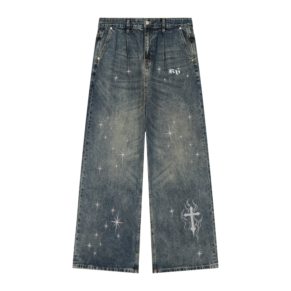 Christian,Christ,Streetwear,Y2K,Cross,Crucifixion,Orthodox,Catholic,Vibe,Jeans,Baggy,Cool