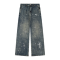 Christian,Christ,Streetwear,Y2K,Cross,Crucifixion,Orthodox,Catholic,Vibe,Jeans,Baggy,Cool