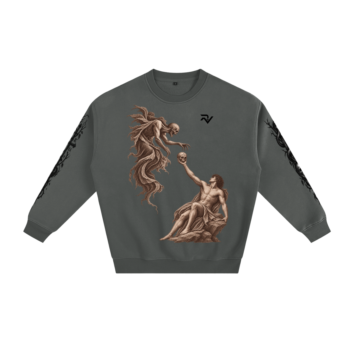 Christian,Orthodox,Death,DeathToTheWorld,World,Sacrifice,Y2K,Streetwear,Truth,Christ,Skull,Hourglass,Time