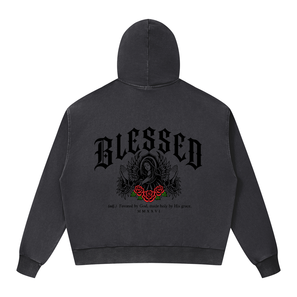 Christian,Christianity,Blessed,Virgin,Mary,Theotokos,Orthodox,Catholic,Streetwear,Y2K,Hoodie