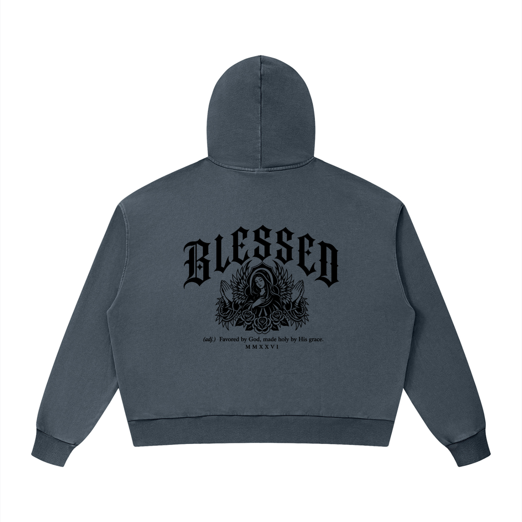 Christian,Christianity,Blessed,Mary,Virgin,Theotokos,Orthodox,Catholic,Streetwear,Y2K,Hoodie