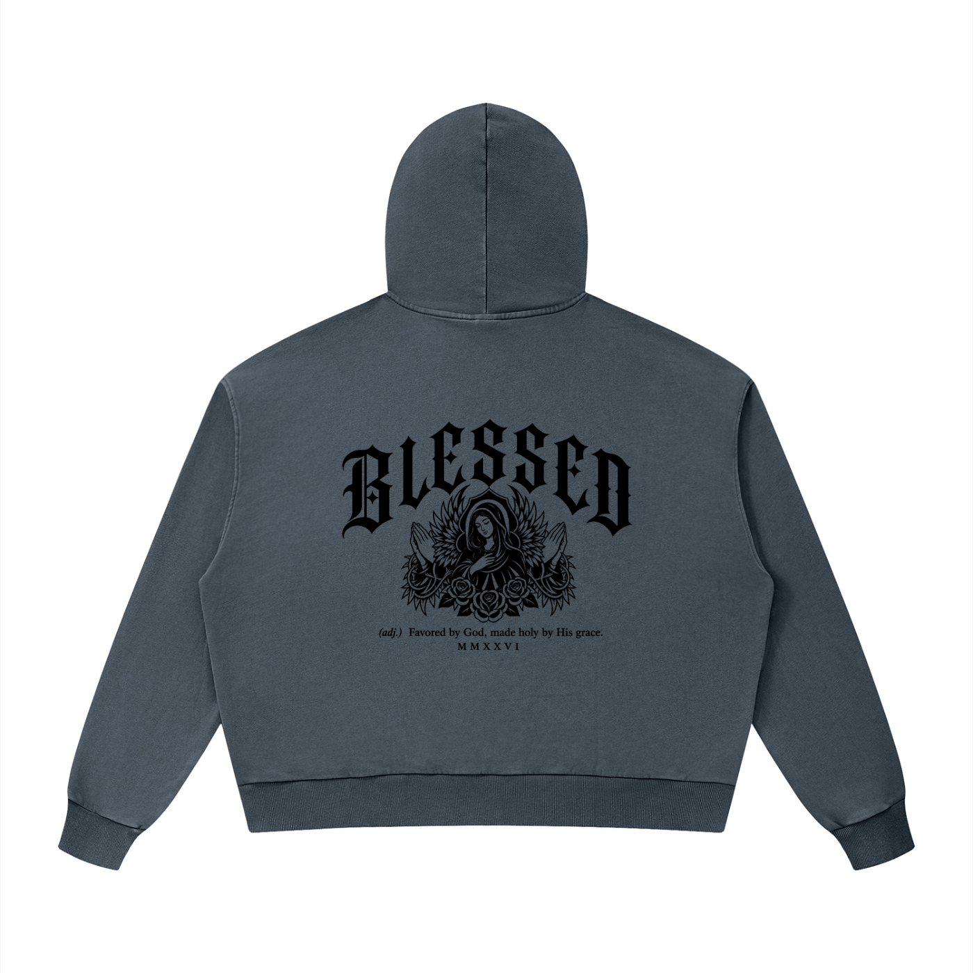 Christian,Christianity,Blessed,Mary,Virgin,Theotokos,Orthodox,Catholic,Streetwear,Y2K,Hoodie