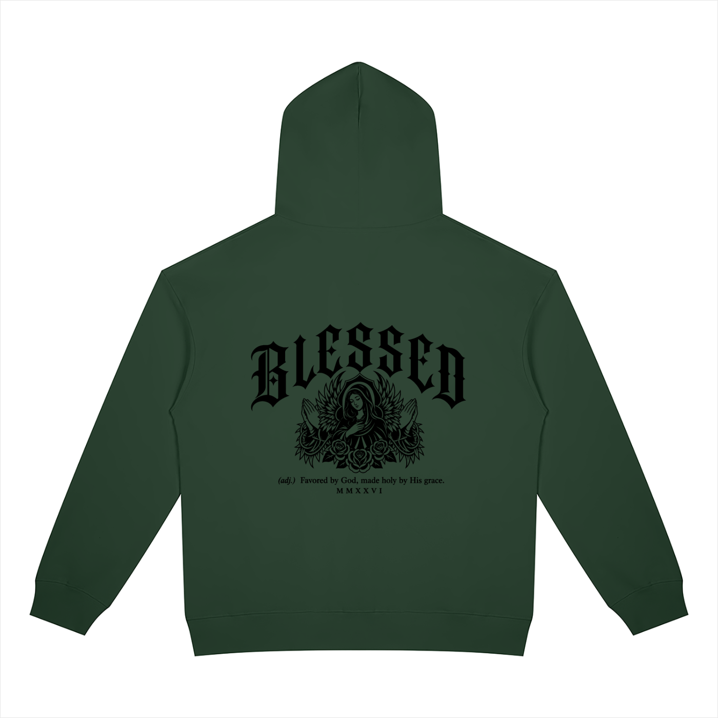 Christian,Christianity,Blessed,Mary,Virgin,Theotokos,Orthodox,Catholic,Streetwear,Y2K,Hoodie