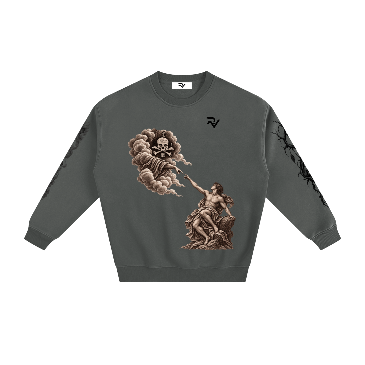 Christian,Orthodox,Death,DeathToTheWorld,World,Sacrifice,Y2K,Streetwear,Truth,Christ,Skull,Hourglass,Time