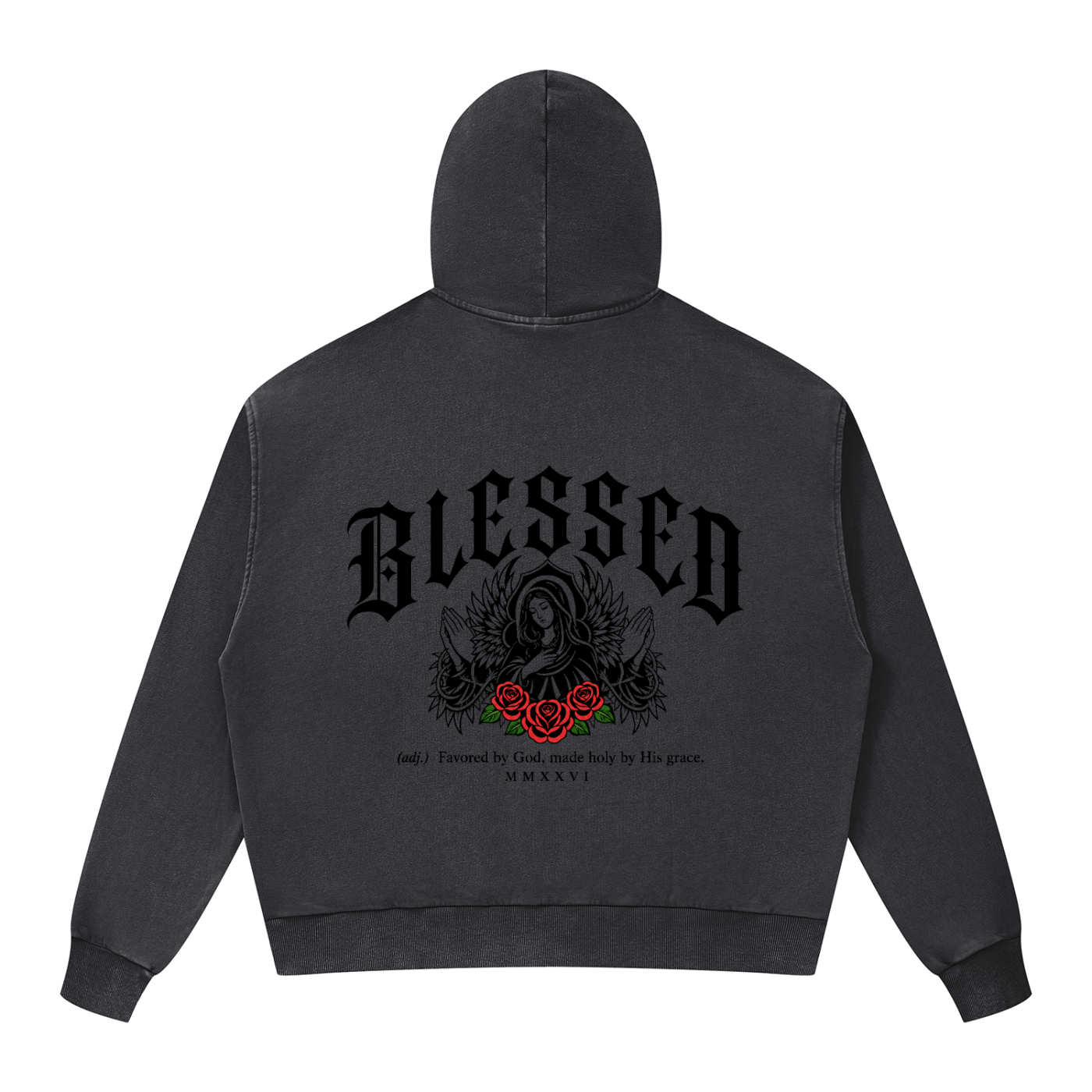 Christian,Christianity,Blessed,Virgin,Mary,Theotokos,Orthodox,Catholic,Streetwear,Y2K,Hoodie