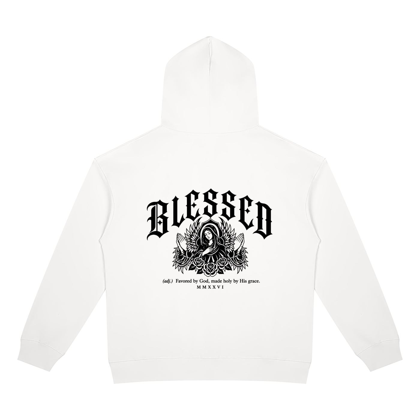 Christian,Christianity,Blessed,Mary,Virgin,Theotokos,Orthodox,Catholic,Streetwear,Y2K,Hoodie