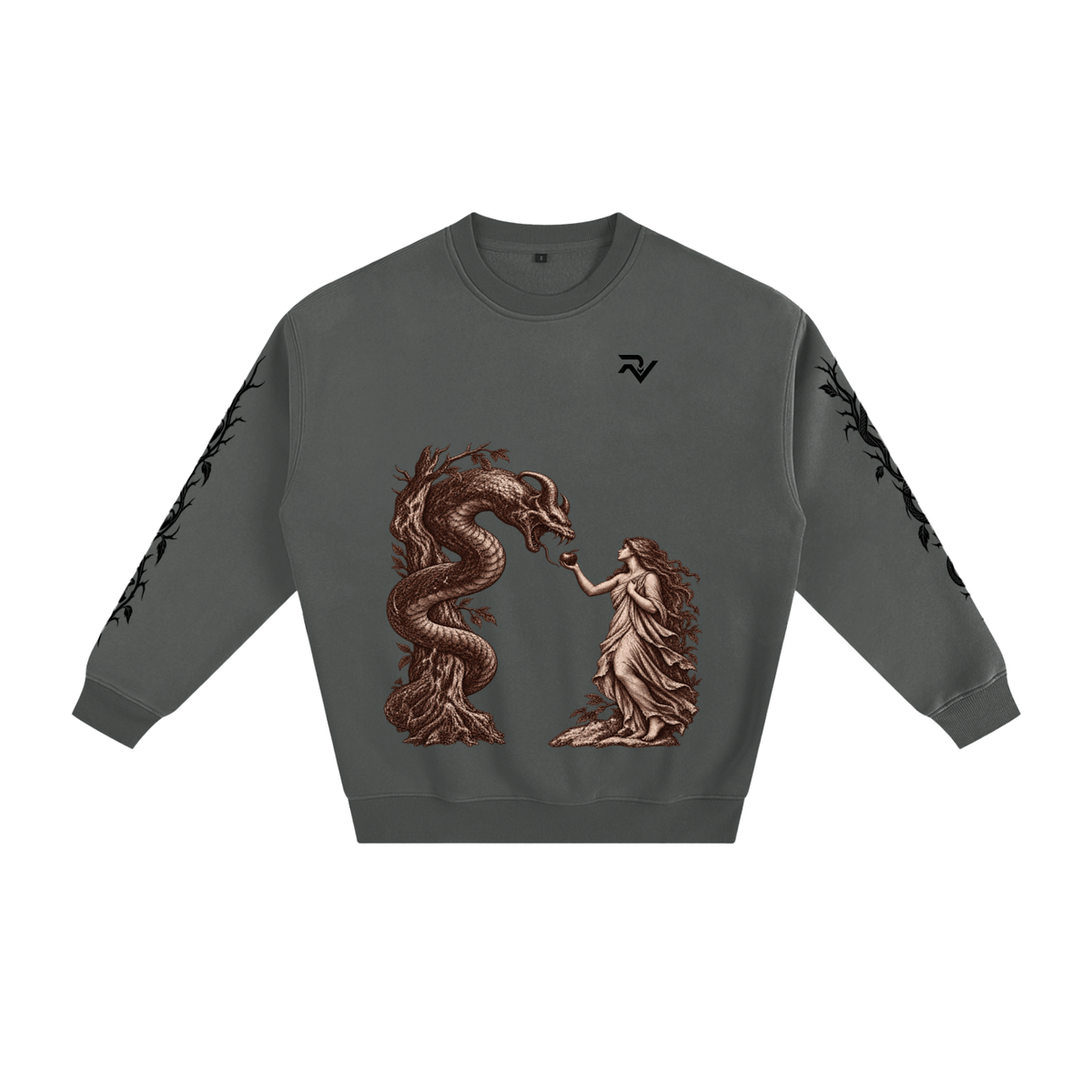 Christian,Adam,Eve,Apple,Serpent,Dragon,Devil,Satan,Forbidden,Temptation,Y2K,Streetwear,Catholic,Orthodox,Fruit,Tree