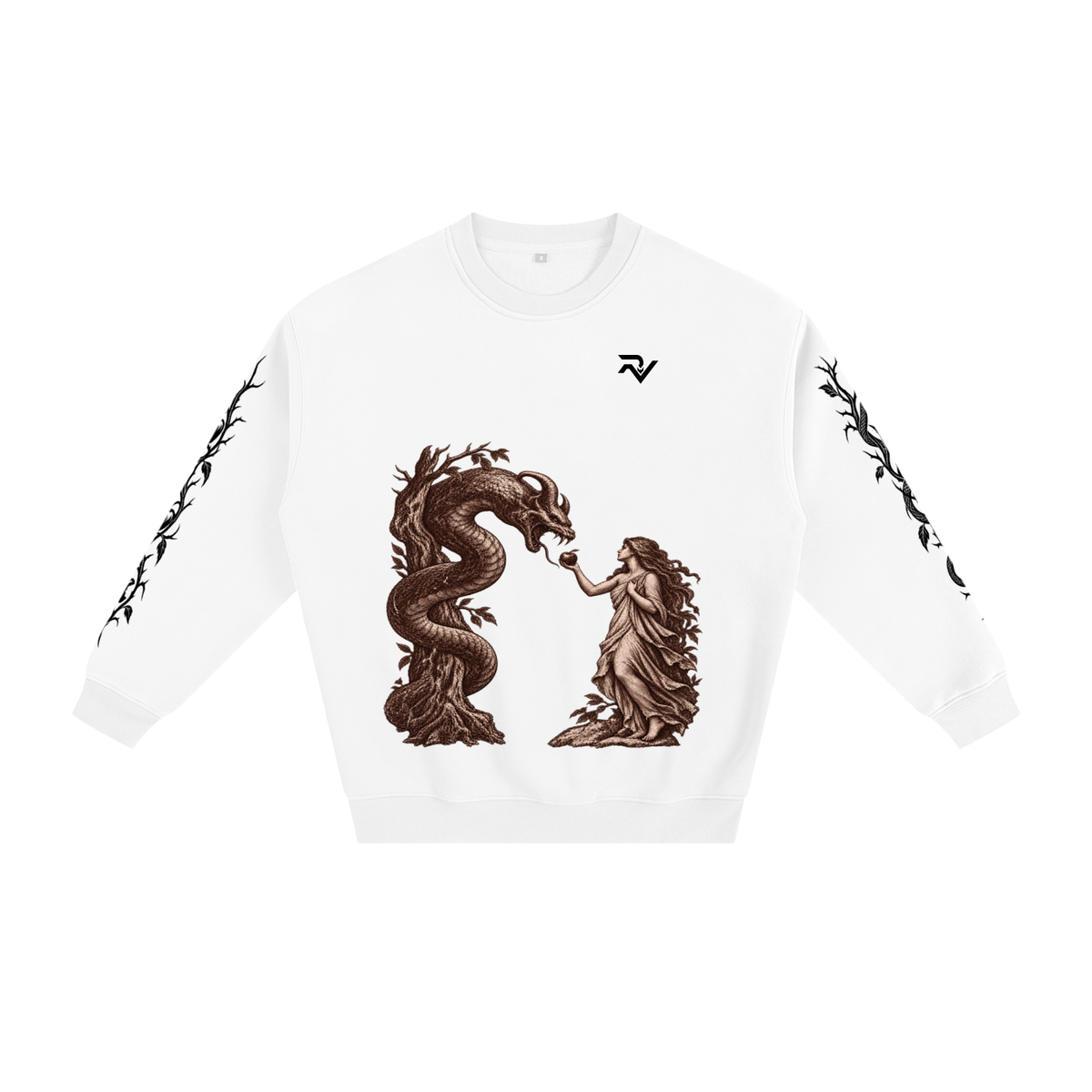 Christian,Adam,Eve,Apple,Serpent,Dragon,Devil,Satan,Forbidden,Temptation,Y2K,Streetwear,Catholic,Orthodox,Fruit,Tree