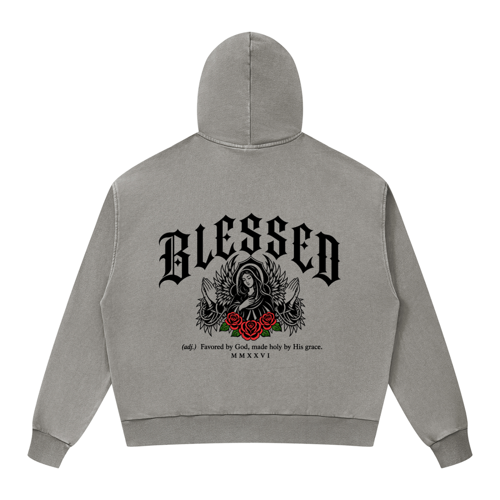 Christian,Christianity,Blessed,Virgin,Mary,Theotokos,Orthodox,Catholic,Streetwear,Y2K,Hoodie