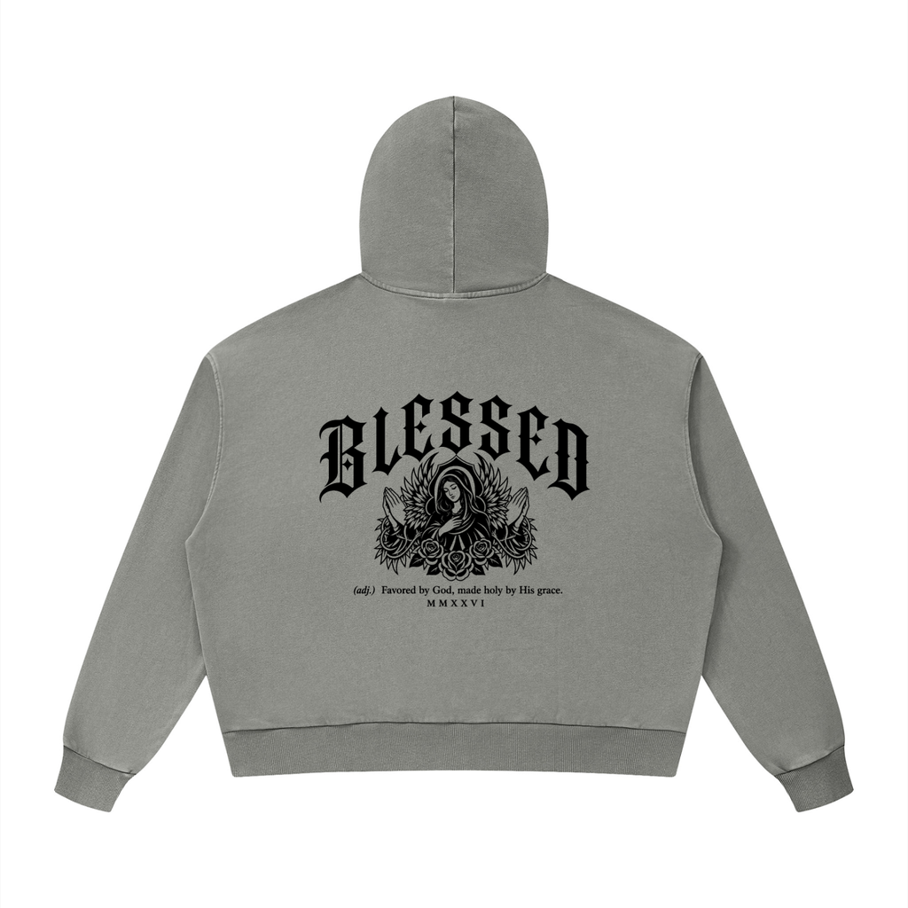 Christian,Christianity,Blessed,Mary,Virgin,Theotokos,Orthodox,Catholic,Streetwear,Y2K,Hoodie