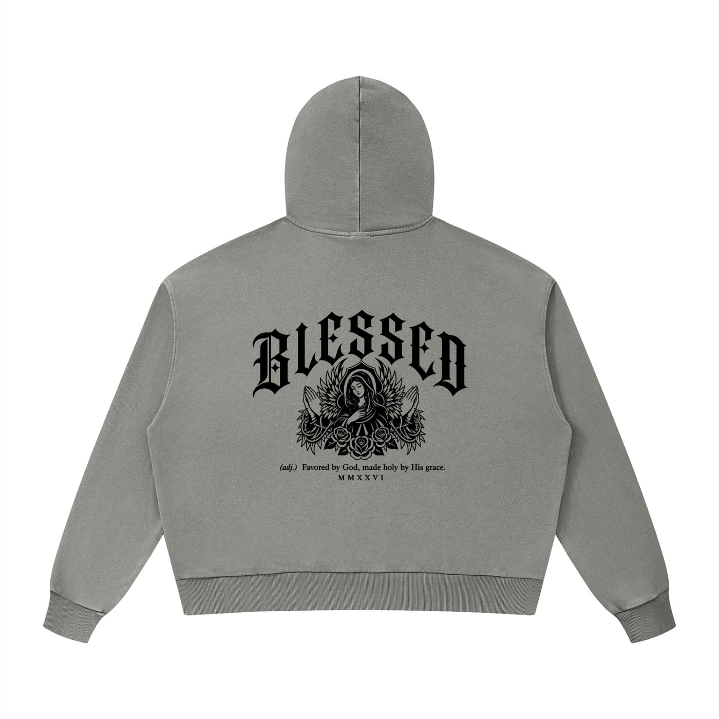 Christian,Christianity,Blessed,Mary,Virgin,Theotokos,Orthodox,Catholic,Streetwear,Y2K,Hoodie