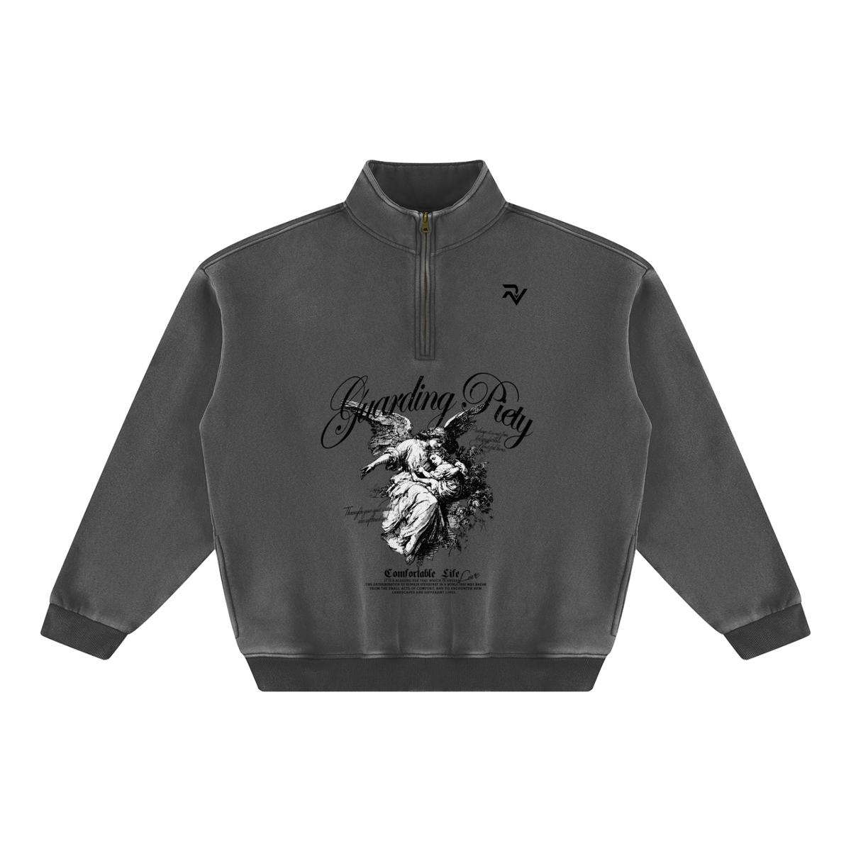 Christian,Christianity,Orthodox,Catholic,Angel,Guardian,Comfort,Lifestyle,Life,Comfortable,Hoodie,Vintage,Streetwear,Y2K