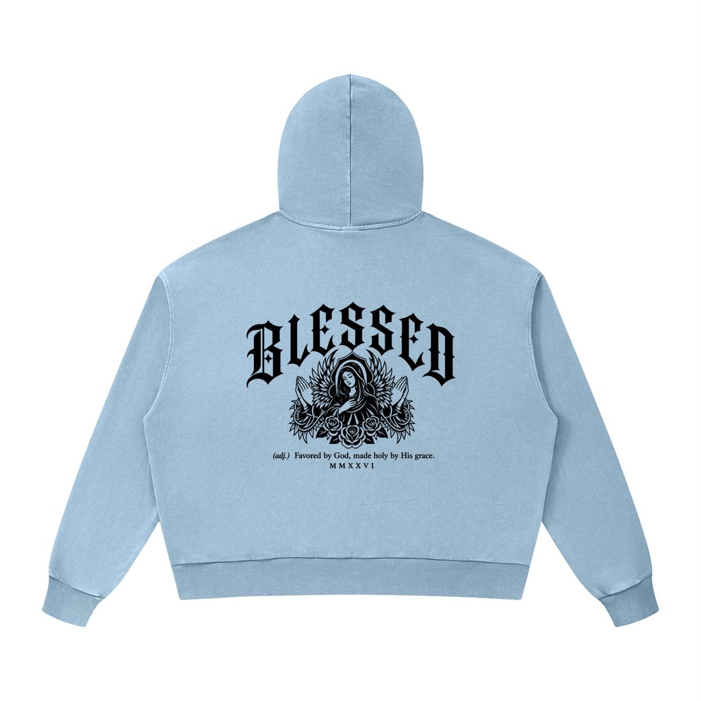 Christian,Christianity,Blessed,Mary,Virgin,Theotokos,Orthodox,Catholic,Streetwear,Y2K,Hoodie