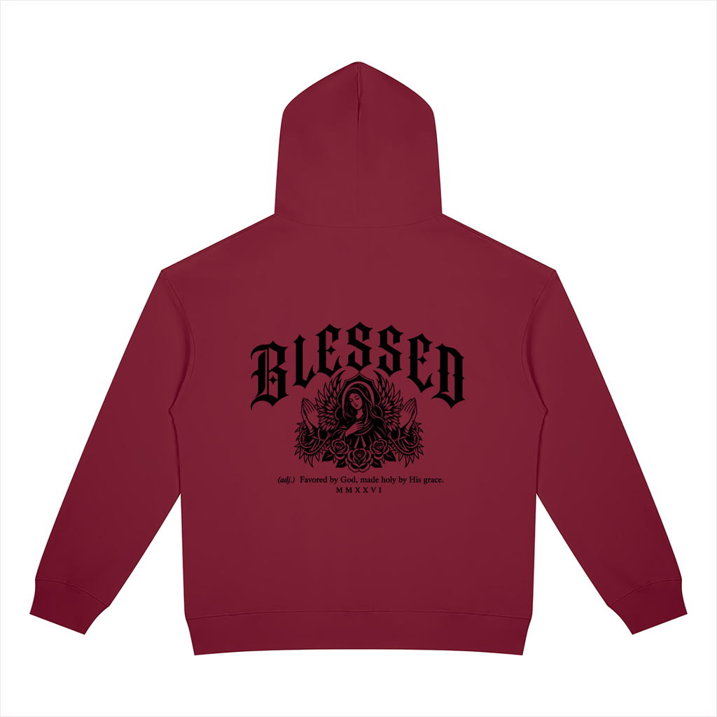 Christian,Christianity,Blessed,Mary,Virgin,Theotokos,Orthodox,Catholic,Streetwear,Y2K,Hoodie