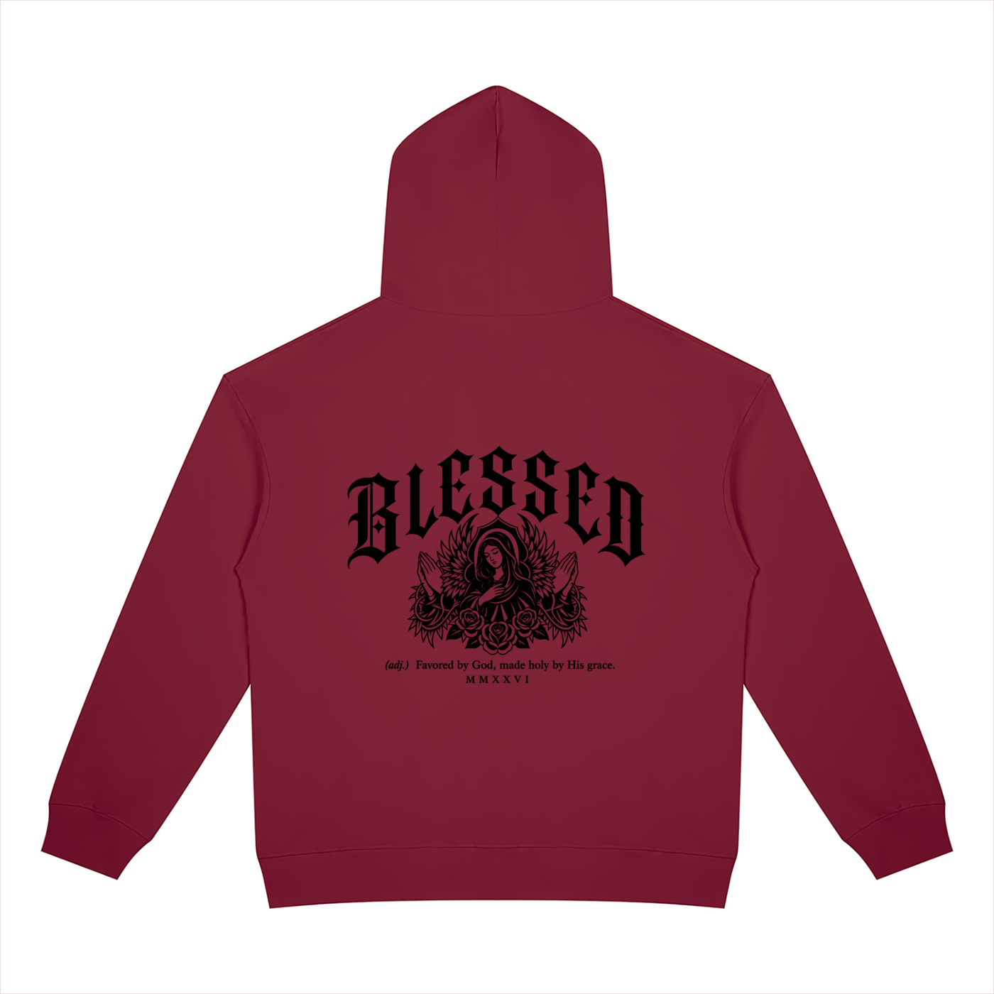 Christian,Christianity,Blessed,Mary,Virgin,Theotokos,Orthodox,Catholic,Streetwear,Y2K,Hoodie