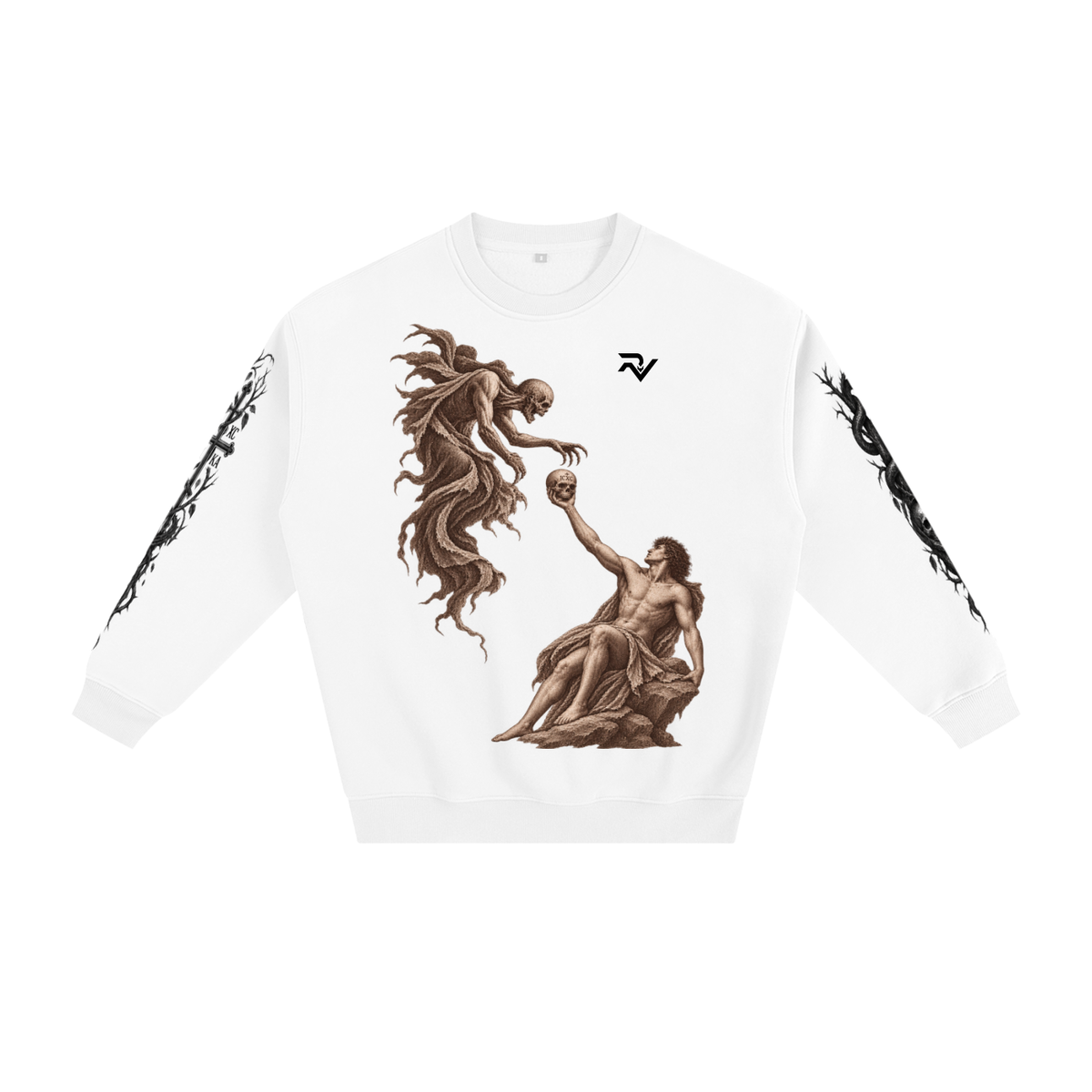 Christian,Orthodox,Death,DeathToTheWorld,World,Sacrifice,Y2K,Streetwear,Truth,Christ,Skull,Hourglass,Time