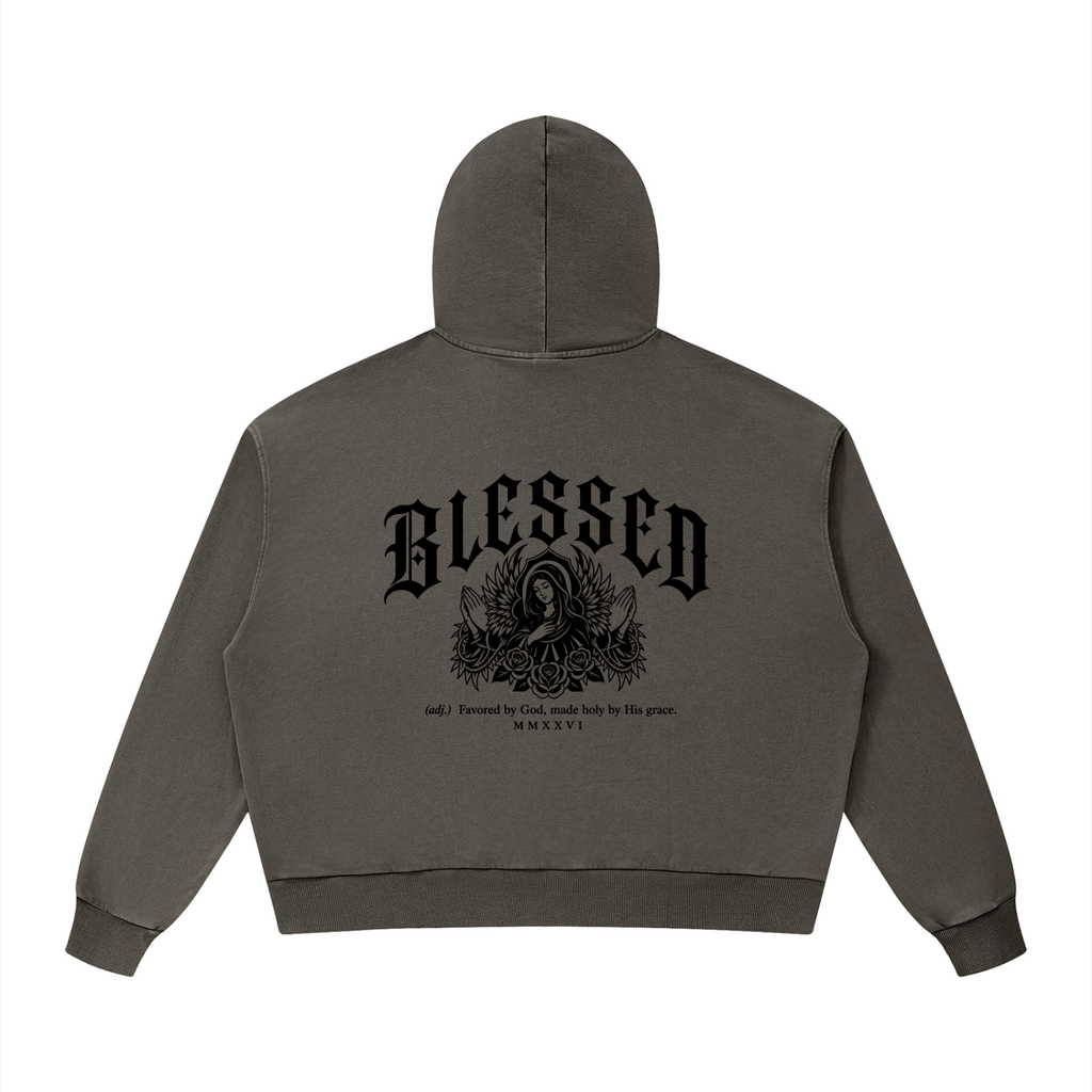 Christian,Christianity,Blessed,Mary,Virgin,Theotokos,Orthodox,Catholic,Streetwear,Y2K,Hoodie