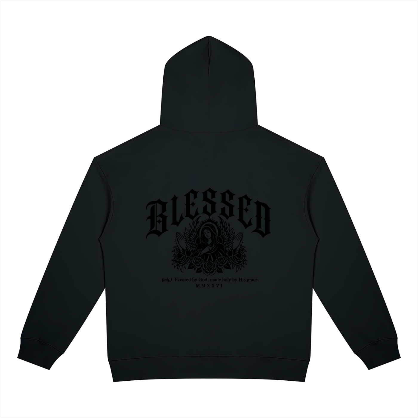 Christian,Christianity,Blessed,Mary,Virgin,Theotokos,Orthodox,Catholic,Streetwear,Y2K,Hoodie