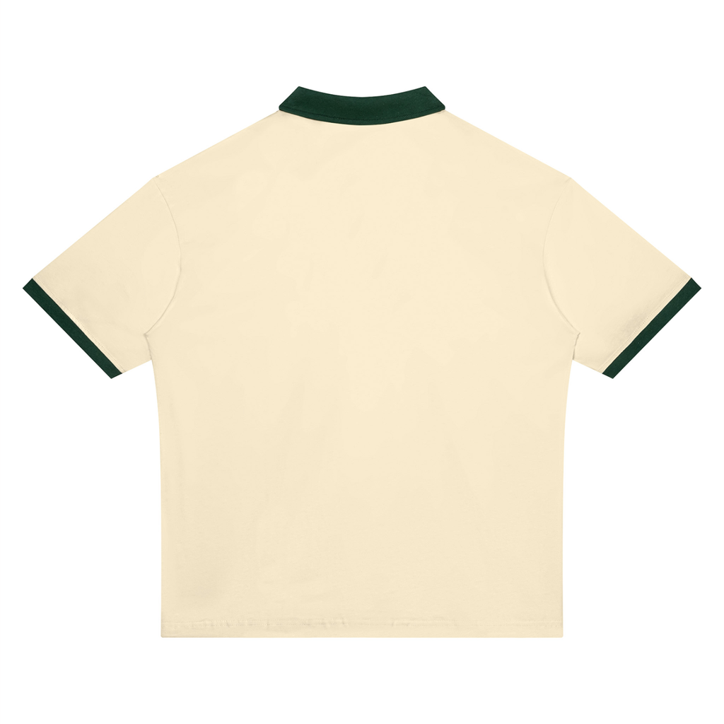 polo,shirt,white,brown,apricot,navy,blue