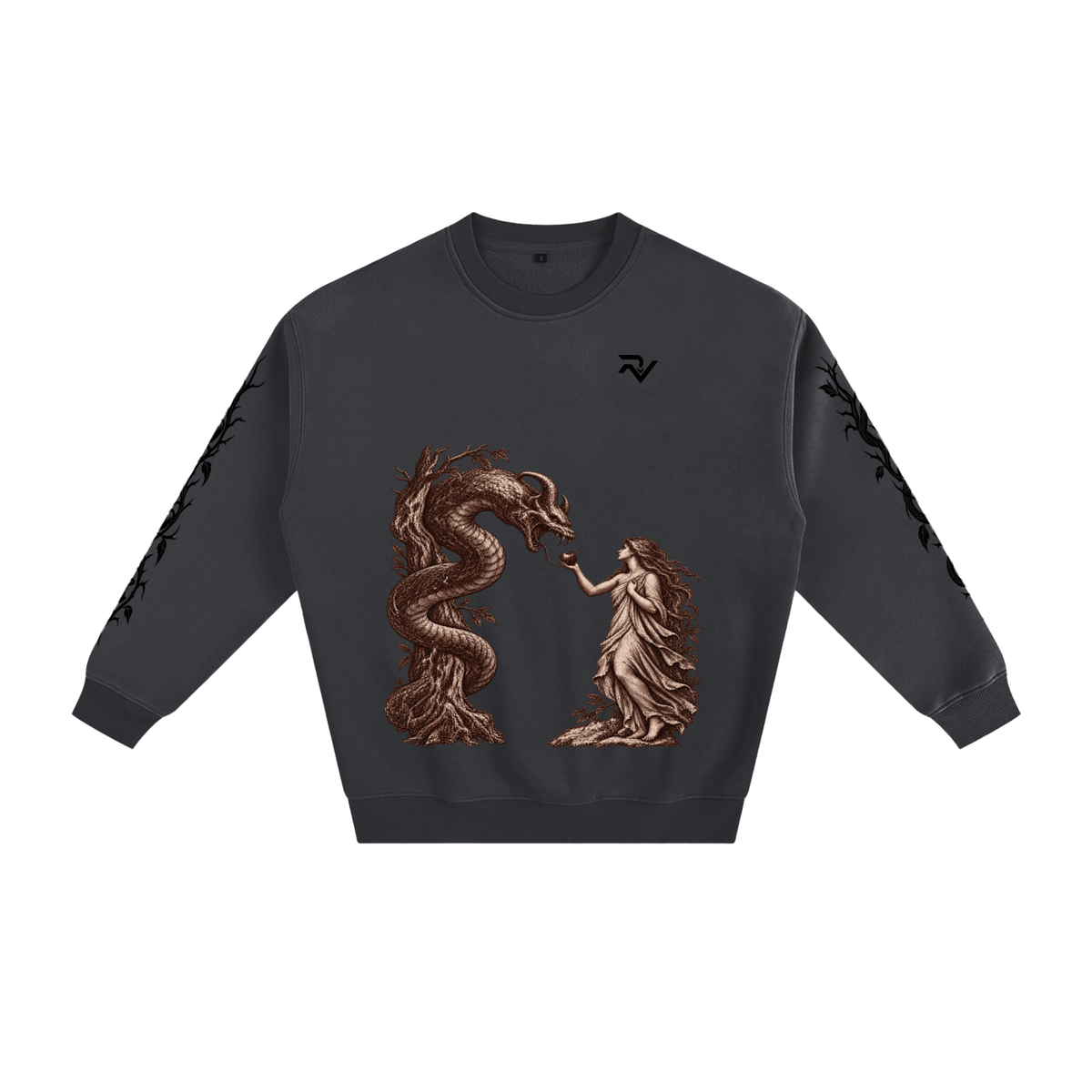 Christian,Adam,Eve,Apple,Serpent,Dragon,Devil,Satan,Forbidden,Temptation,Y2K,Streetwear,Catholic,Orthodox,Fruit,Tree