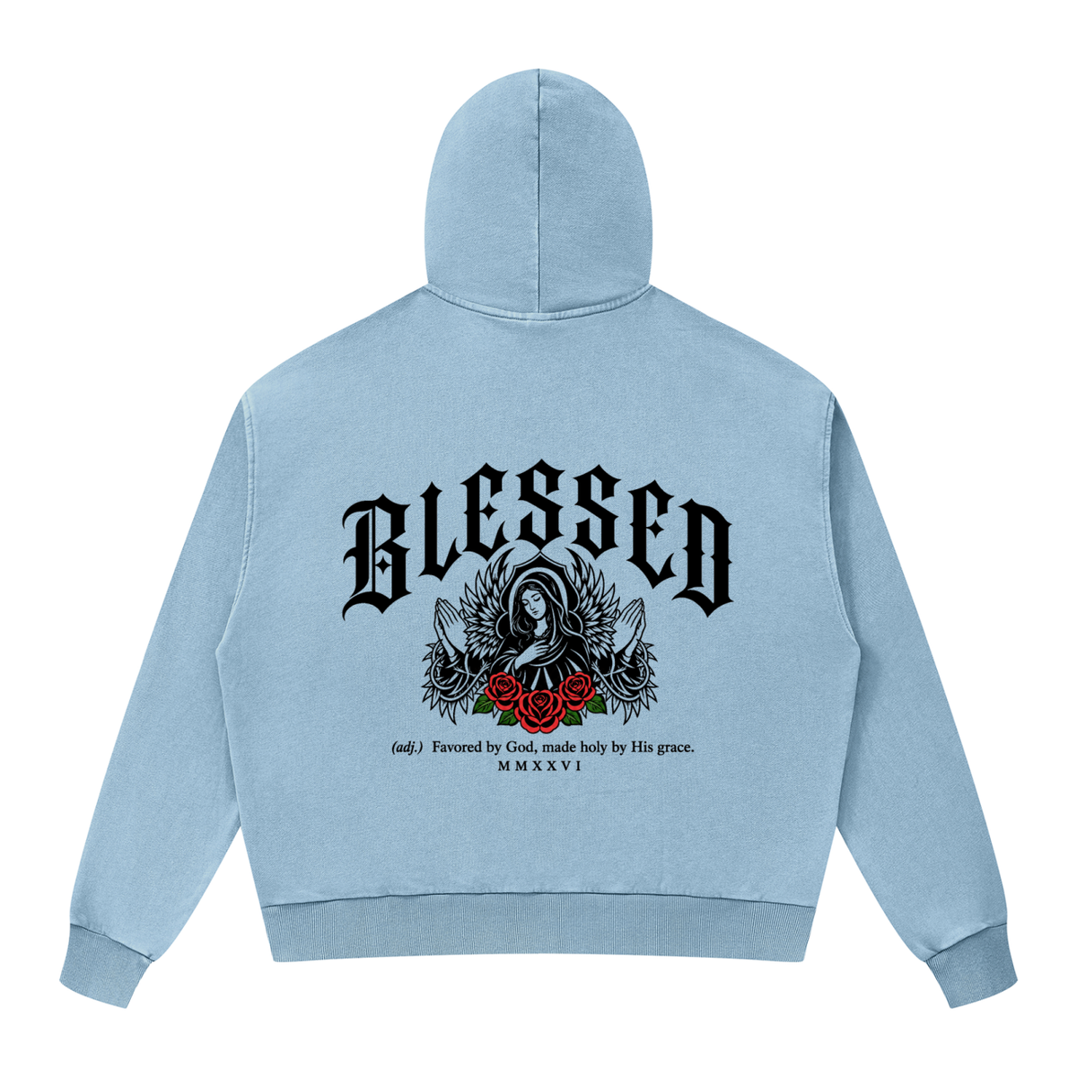 Christian,Christianity,Blessed,Virgin,Mary,Theotokos,Orthodox,Catholic,Streetwear,Y2K,Hoodie