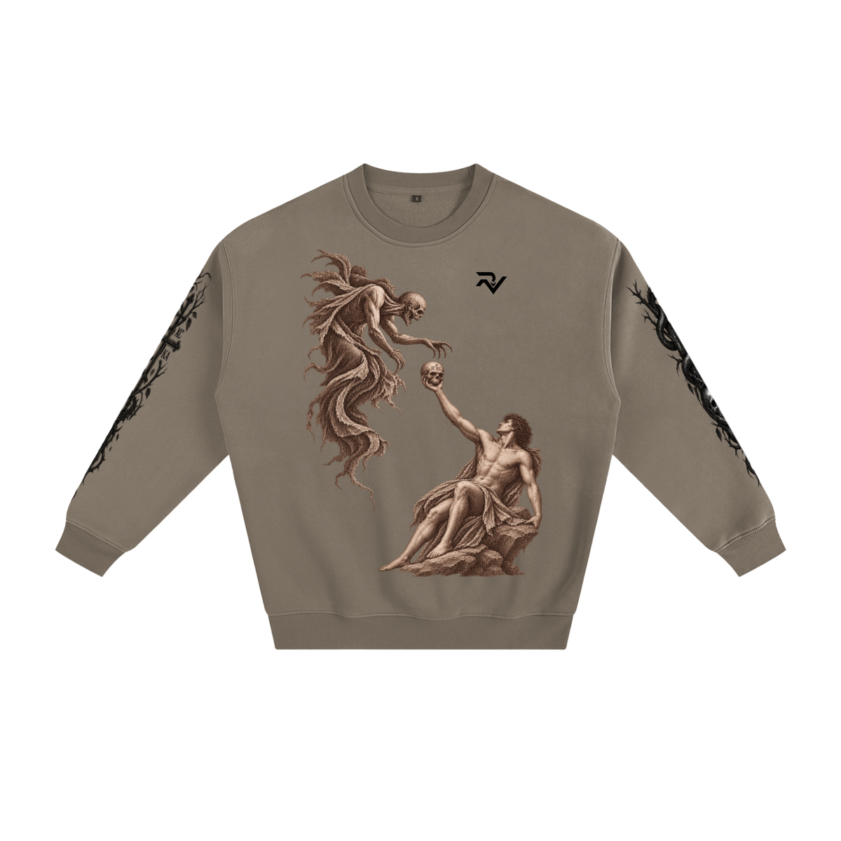 Christian,Orthodox,Death,DeathToTheWorld,World,Sacrifice,Y2K,Streetwear,Truth,Christ,Skull,Hourglass,Time