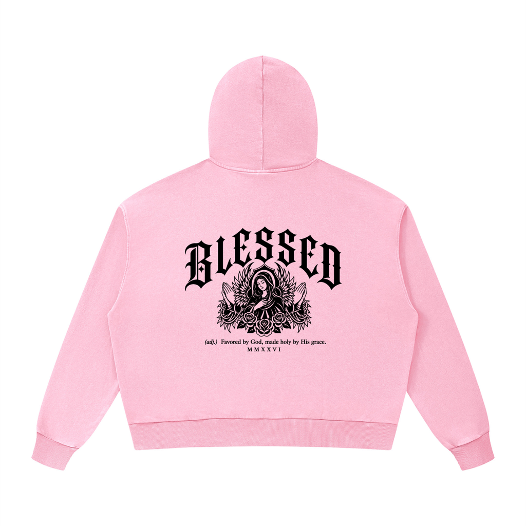 Christian,Christianity,Blessed,Mary,Virgin,Theotokos,Orthodox,Catholic,Streetwear,Y2K,Hoodie