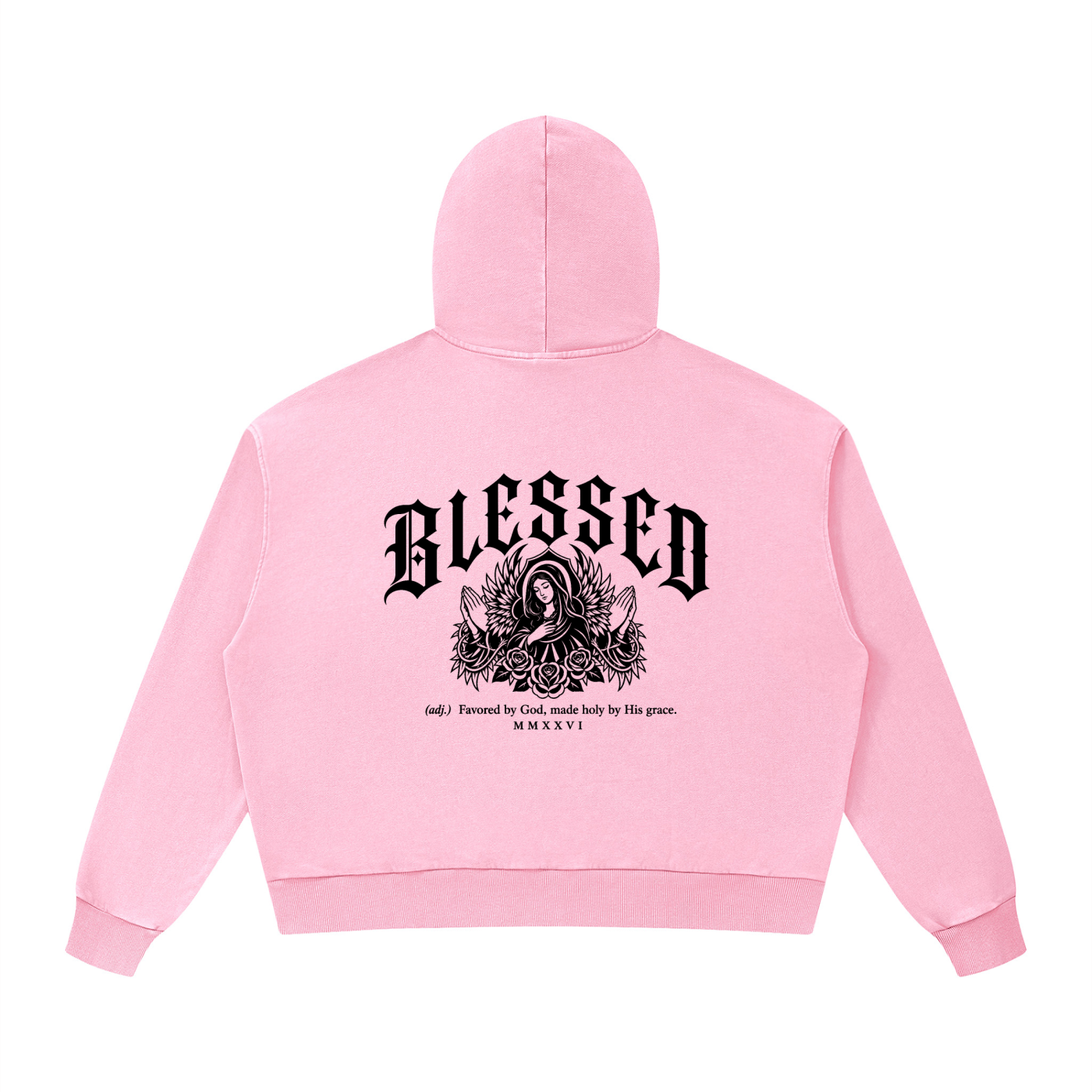 Christian,Christianity,Blessed,Mary,Virgin,Theotokos,Orthodox,Catholic,Streetwear,Y2K,Hoodie