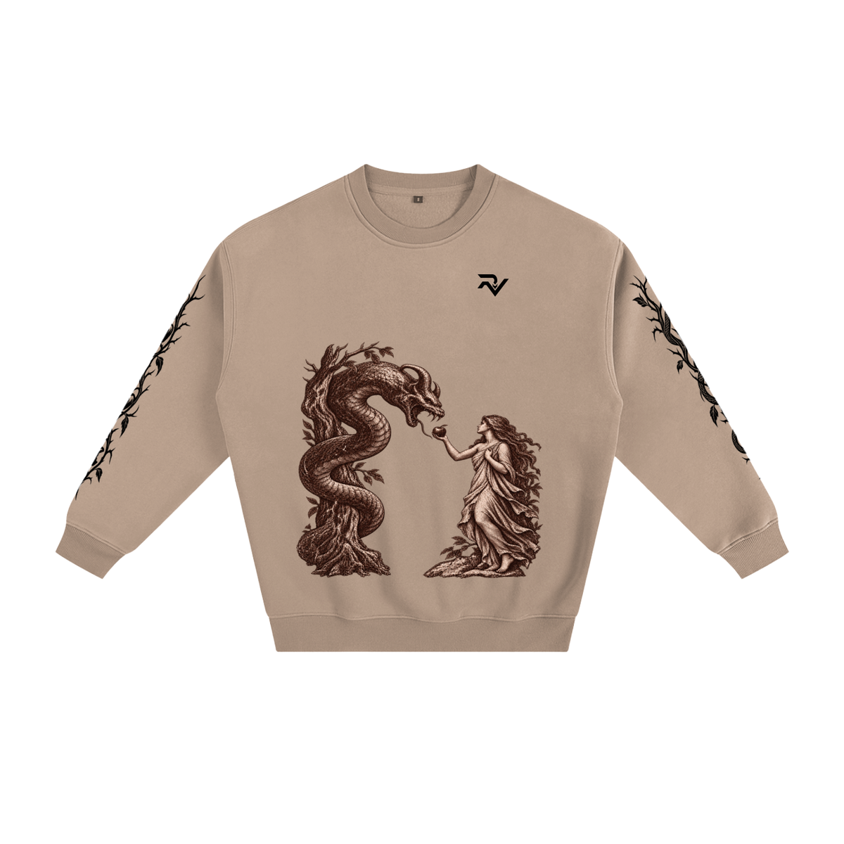 Christian,Adam,Eve,Apple,Serpent,Dragon,Devil,Satan,Forbidden,Temptation,Y2K,Streetwear,Catholic,Orthodox,Fruit,Tree