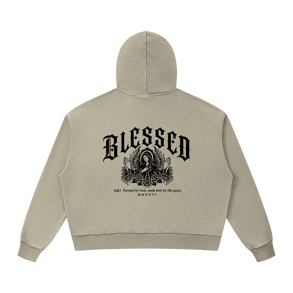 Christian,Christianity,Blessed,Mary,Virgin,Theotokos,Orthodox,Catholic,Streetwear,Y2K,Hoodie