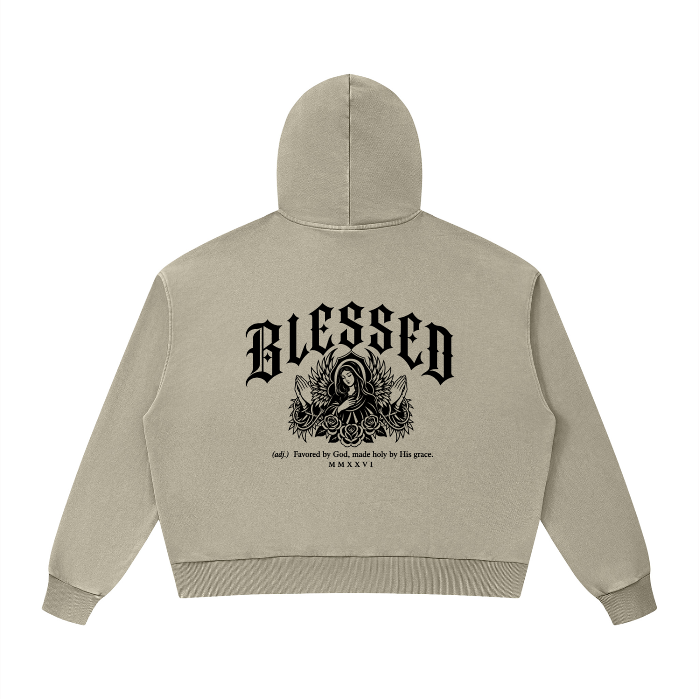 Christian,Christianity,Blessed,Mary,Virgin,Theotokos,Orthodox,Catholic,Streetwear,Y2K,Hoodie