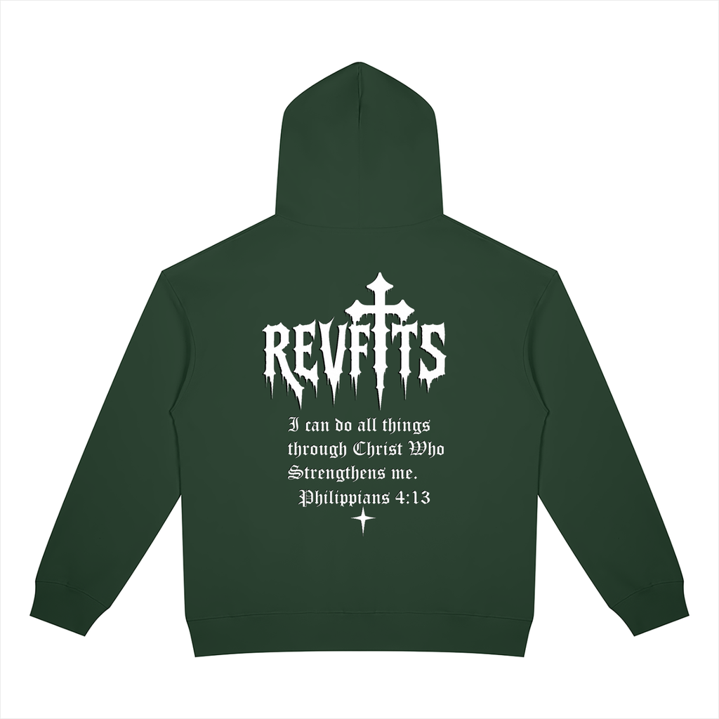 Unisex Heavyweight Full Zip Hoodie RevFits