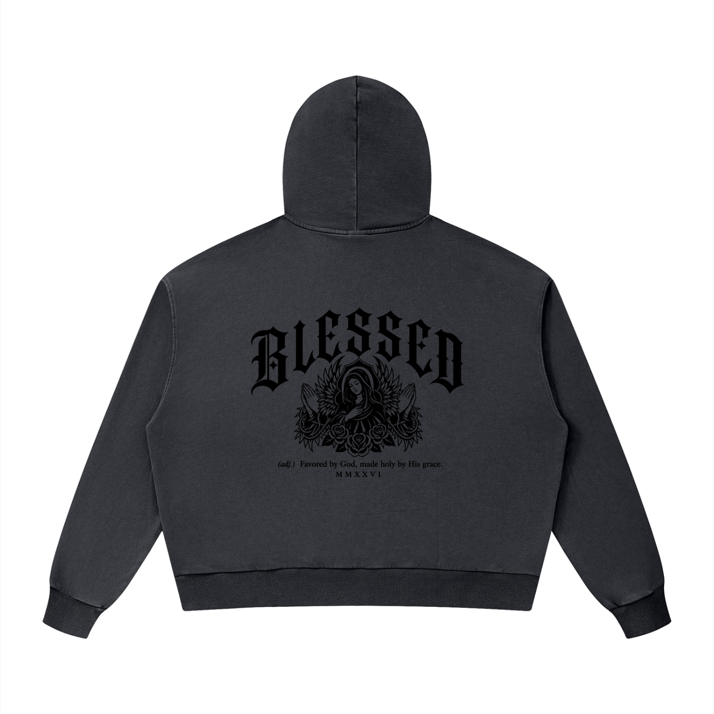 Christian,Christianity,Blessed,Mary,Virgin,Theotokos,Orthodox,Catholic,Streetwear,Y2K,Hoodie