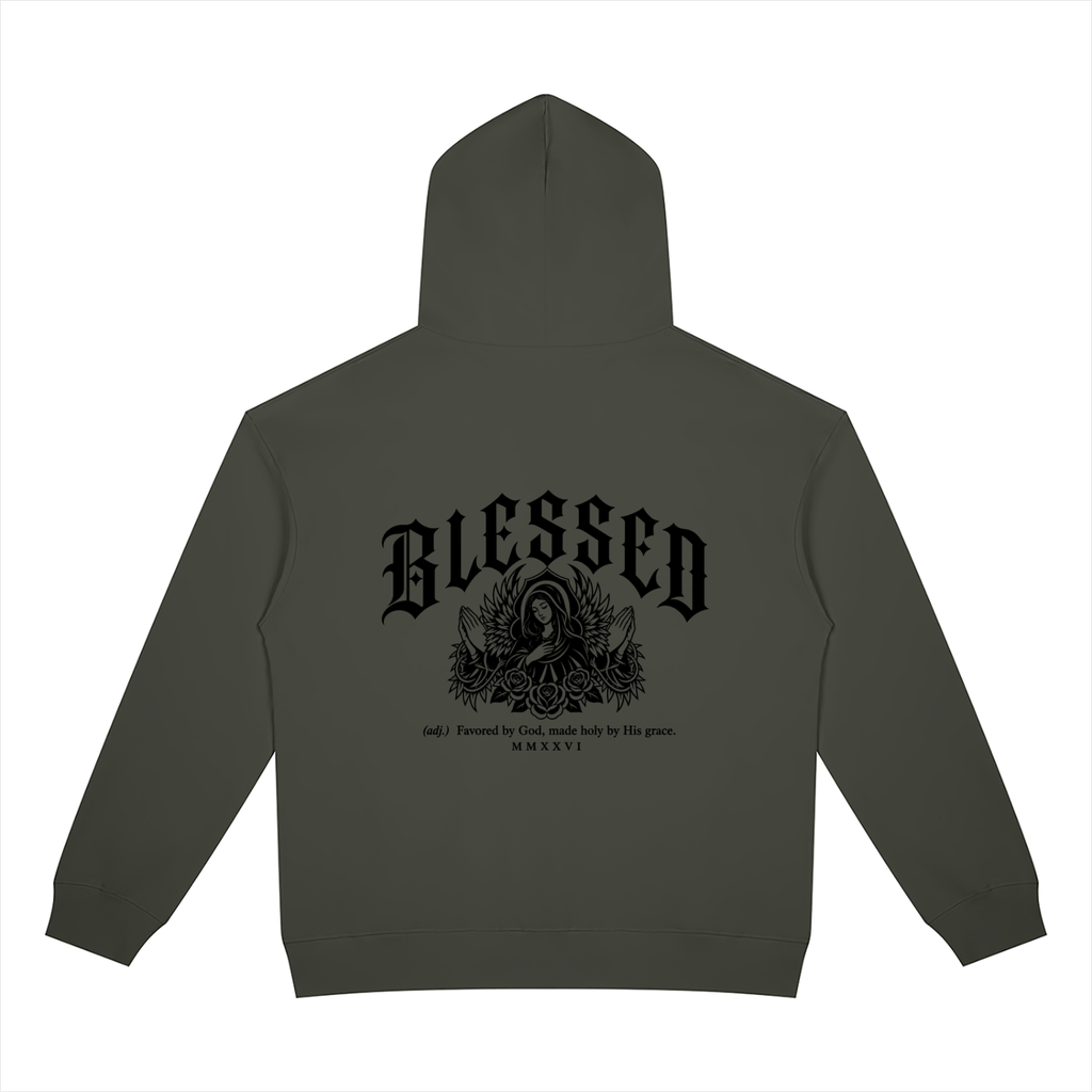 Christian,Christianity,Blessed,Mary,Virgin,Theotokos,Orthodox,Catholic,Streetwear,Y2K,Hoodie