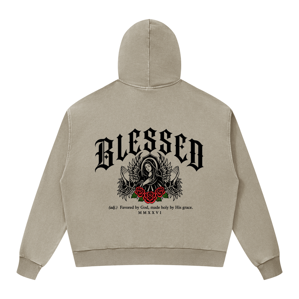 Christian,Christianity,Blessed,Virgin,Mary,Theotokos,Orthodox,Catholic,Streetwear,Y2K,Hoodie