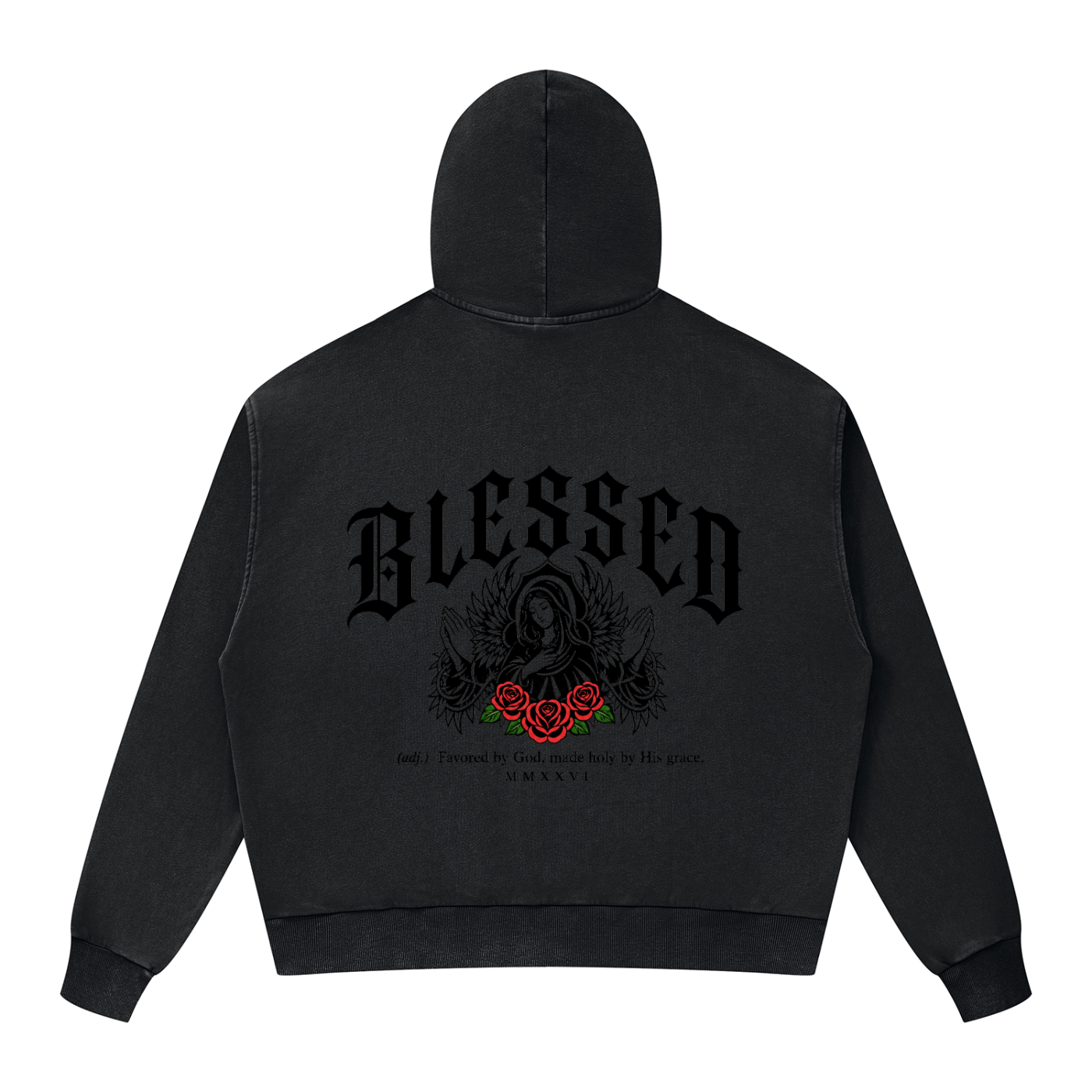 Christian,Christianity,Blessed,Virgin,Mary,Theotokos,Orthodox,Catholic,Streetwear,Y2K,Hoodie